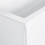 Besco Modern Obudowa prostokątna 130x70 biała OAP-130-UNI