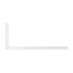 Besco Modern Obudowa prostokątna 140x70 biała OAP-140-UNI