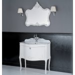 Bleu Provence Anis Zestaw łazienkowy z umywalką, blatem i lustrem white matt ANIS