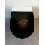 Flaminia Link Miska WC stojąca 560x360 mm Biała z deską zwykłą Czarną LK117+5051CW02NER Tylko 1 komplet w takiej cenie! WYPRZEDAŻ EKSPOZYCJI!!