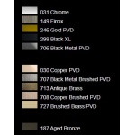 Gessi Inciso Bateria natryskowa termostatyczna podtynkowa Black Metal Brushed PVD 58206.707