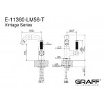 Graff Vintage Bateria bidetowa PROGRESSIVE Chrom E-11360-LM56