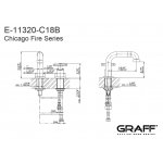 Graff Vintage Bateria umywalkowa 2-otworowa PROGRESSIVE Chrom E-11320-C18B