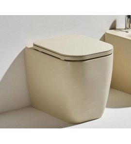   Simas Henges WC Miska ścienna/stojąca bez deski 55x38x42 cm sabbia matt HE01.58