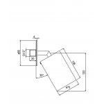 Alpi Loud Deszczownica regulowana chrom LDP03CR