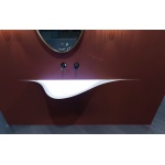 Antonio Lupi Silenziol Umywalka Ścienna z podświetleniem LED 47x177 cm biała SILENZIOL
