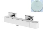 Bruma Adamastor Bateria prysznicowa naścienna Pure White 3010402PW