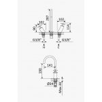 Bruma Hera Bateria umywalkowa 3-otworowa bez korka Chrom 1062500CR