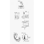 Bruma Hera Zestaw wannowo-natryskowy termostatyczny podtynkowy z deszczownicą Ø 250 mm sufitową i słuchawką prysznicową oraz napełnianiem przez przelew Chrom 1065120CR