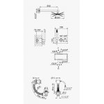 Bruma Hera Zestaw wannowo-natryskowy termostatyczny podtynkowy z deszczownicą Ø 250 mm ścienną i słuchawką prysznicową oraz napełnianiem przez przelew Chrom 1065020CR