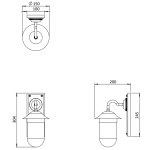 Burlington Guild Kinkiet przezroczysty chrom GUL002C