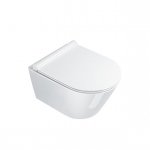 Catalano Zero Miska WC wisząca Newflush 50x35 cm z deską wolnoopadającą slim biała 1VSZ50R00+5SCSTP000