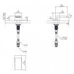 CEA BAR Wylewka jednootworowa 9 cm Satin Stainless Steel BAR56S