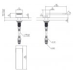 CEA BAR Wylewka jednootworowa 16 cm Satin Stainless Steel BAR55S