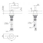 CEA Flag Mieszacz progresywny jednootworowy Satin Stainless Steel FLG39S