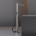 CEA Innovo Bateria wannowa wolnostojąca ze słuchawką i wężem element zewnętrzny Satin Stainless Steel INV61BKS