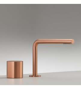 CEA Opus Bateria umywalkowa 2-otworowa z obrotową wylewką Copper Satin OPS01PS