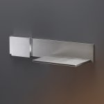 CEA Regolo Bateria wannowa ścienna z wylewką kaskadową 8,5 cm element zewnętrzny Satin Stainless Steel REG14S