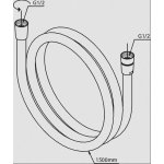 Damixa Wąż prysznicowy easyflex 1500 mm chrom 766820000