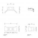 Decor Walther Contract CT HAK2 Haczyk na ręczniki podwójny chrom 0650400