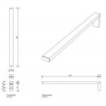 Decor Walther Contract CT HTH1 Wieszak na ręczniki chrom 0651000