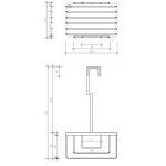 Decor Walther DW 227 Koszyk prysznicowy wiszący Chrom 0850500