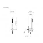 DornBracht Zestaw prysznicowy z zintegrowanym uchwytem rączki prysznica chrom 2780297000