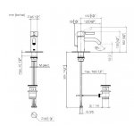 DornBracht Meta Bateria umywalkowa z korkiem automatycznym czarny mat 3350166033