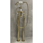   Galatea Design Retro Bateria wannowa wolnostojąca złoty połysk GDT818W7GOLD W MAGAZYNIE!! BLACK FRIDAY