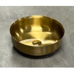   Galatea Design Bowl Umywalka stawiana Ø40 z korkiem klik-klak Brushed gold GD54602BRG W MAGAZYNIE!! BLACK FRIDAY