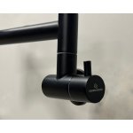   Galatea Design Cardano Bateria kuchenna składana Pot Filler matt black GDF826MB W MAGAZYNIE!! BLACK FRIDAY