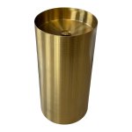 Galatea Design Circle Stand Umywalka wolnostojąca ∅40 z korkiem klik klak brushed gold GD8823SR