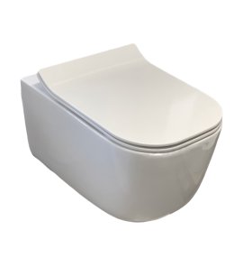   Galatea Design Empat Miska wisząca 51x35 z deską wolnoopadającą White/biała połysk GDB2341GW W MAGAZYNIE!!