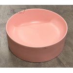 Galatea Design Palsu Umywalka stawiana na blat ∅42 cm pink matt/różowy mat GDMYN5038MP