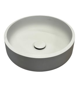 Galatea Design Twoh Umywalka Ø40 z korkiem klik klak grey mat GUTWH40.KMM.GR+GUPIL.GRM