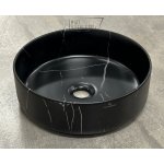   Galatea Design Umywalka stawiana na blat ∅36,5 cm Nero Marquina GDMC002 W MAGAZYNIE!!