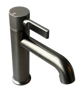 Gessi Inciso Bateria umywalkowa jednootworowa bez korka black metal brushed pvd 58002.707