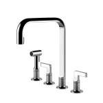 Gessi Inciso Bateria kuchenna 2-uchwytowa 4-otworowa Chrom 58703.031