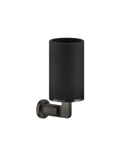 Gessi Inciso Kubek ścienny Czarny/Black Metal Brushed PVD 58508.707