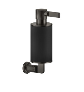 Gessi Inciso Dozowniki na mydło ścienny Czarny/Black Metal Brushed PVD 58514.707