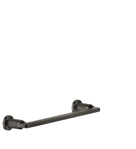 Gessi Inciso Wieszak na ręcznik 300 mm Black Metal Brushed PVD 58497.707