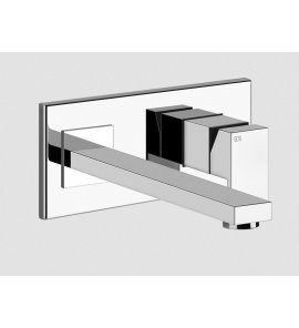 Gessi Rettangolo Bateria umywalkowa ścienna element zewnętrzny chrom 44838.031