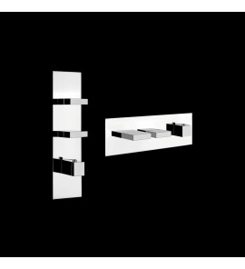 Gessi Rettangolo Bateria Wannowo-natryskowa Termostatyczna Podtynkowa chrom 43024.031 / 43024031