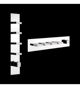 Gessi Rettangolo Bateria Wannowo-natryskowa Termostatyczna Podtynkowa chrom 43028.031 / 43028031