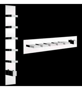 Gessi Rettangolo Bateria Wannowo-natryskowa Termostatyczna Podtynkowa chrom 43030.031 / 43030031