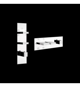 Gessi Rettangolo Bateria Wannowo-natryskowa Termostatyczna Podtynkowa chrom 43032.031 / 43032031