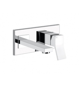 Gessi Rettangolo K Bateria umywalkowa ścienna element zewnętrzny chrom 53089.031