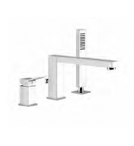 Gessi Rettangolo K Bateria wannowa 3-otworowa na brzeg wanny chrom 53037.031