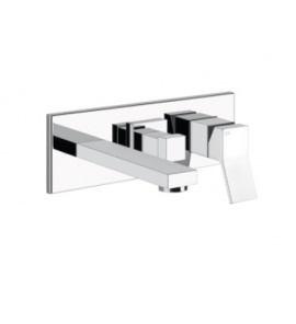 Gessi Rettangolo K Bateria wannowo-prysznicowa ścienna element zewnętrzny chrom 53136.031