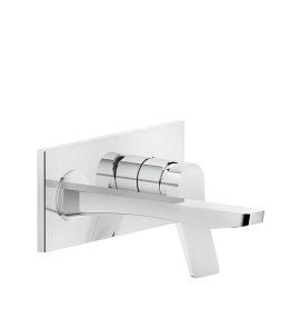 Gessi Rilievo Bateria umywalkowa ścienna element zewnętrzny chrom 59089.031